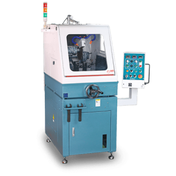 CF-250B 12″ Abrasive Cutter for high-precision cutting of tough materials in laboratory settings.