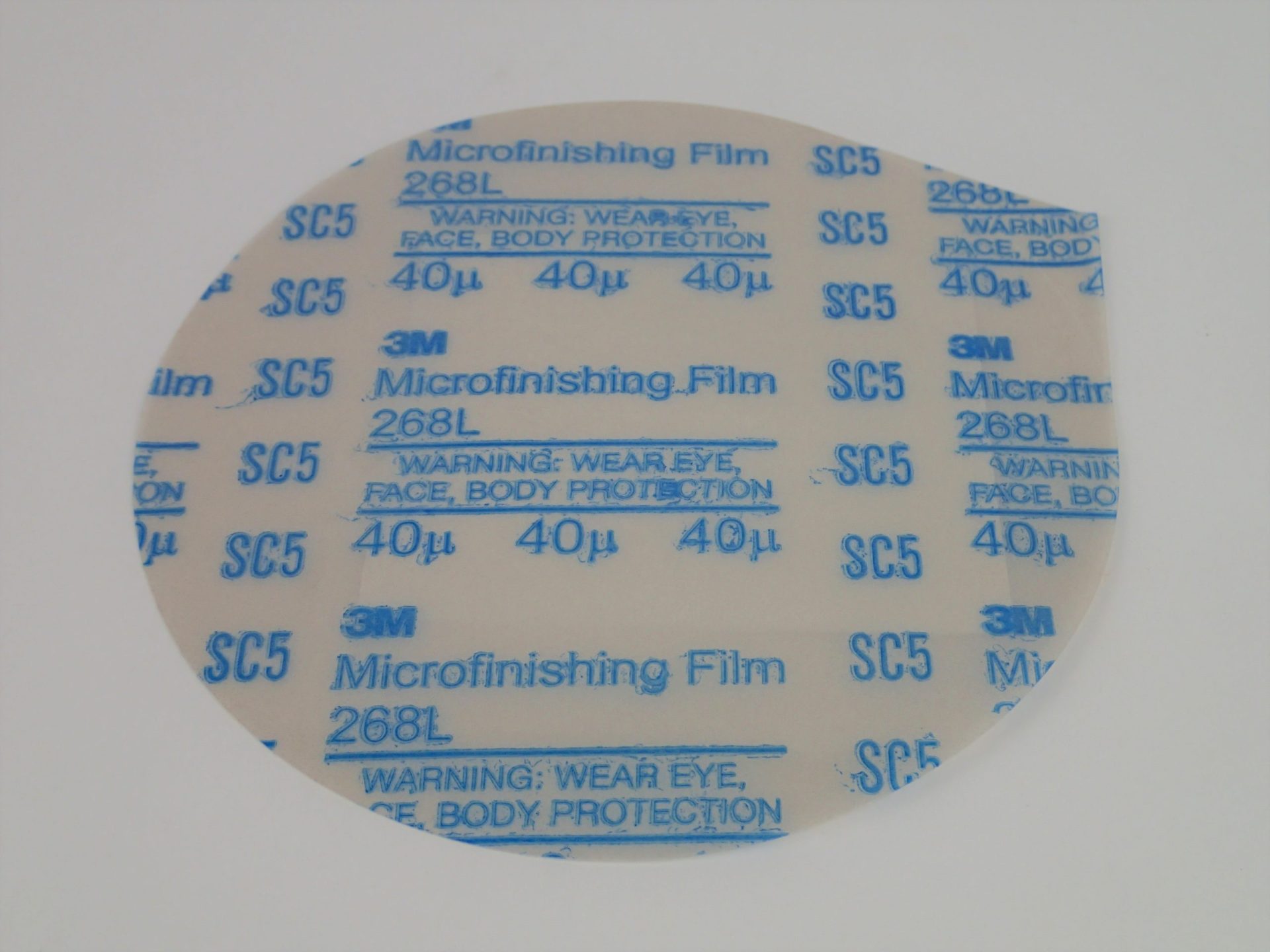Sample Finish Disc Plain Back Microfinishing Discs for Precision Finishes