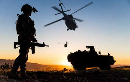 Military component in the superfinishing process for precision and durability.